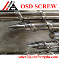 Injection pet screw barrel for injection molding machine